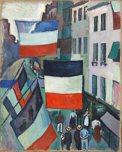 La Rue pavoisée, 1906, Raoul Dufy