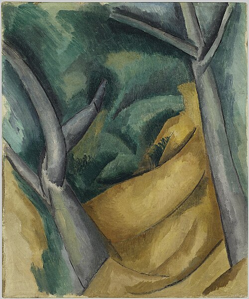 Arbres à L'Estaque, 1908, Raoul Dufy