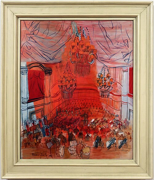 Le concert rouge, 1948, Raoul Dufy
