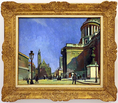 Le Panthéon et Saint-Étienne-du-Mont, 1904, Raoul Dufy