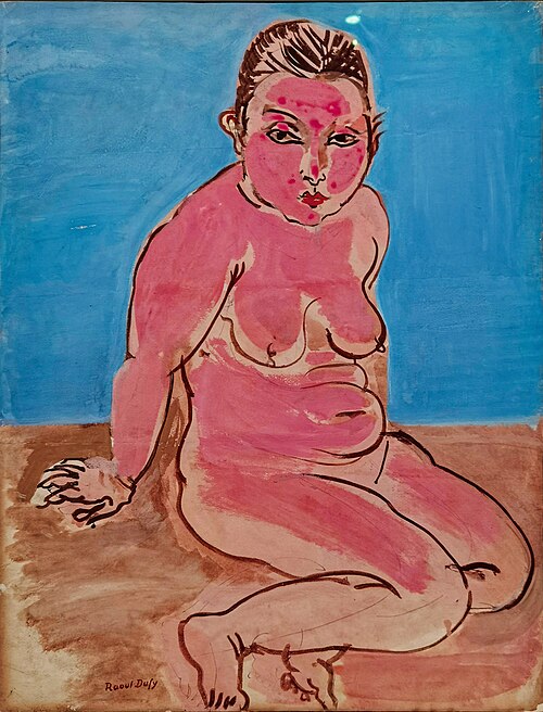 Nu rose, 1930, Raoul Dufy