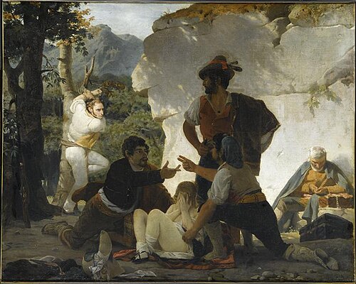 Les Brigands romains, 1850, Charles Gleyre