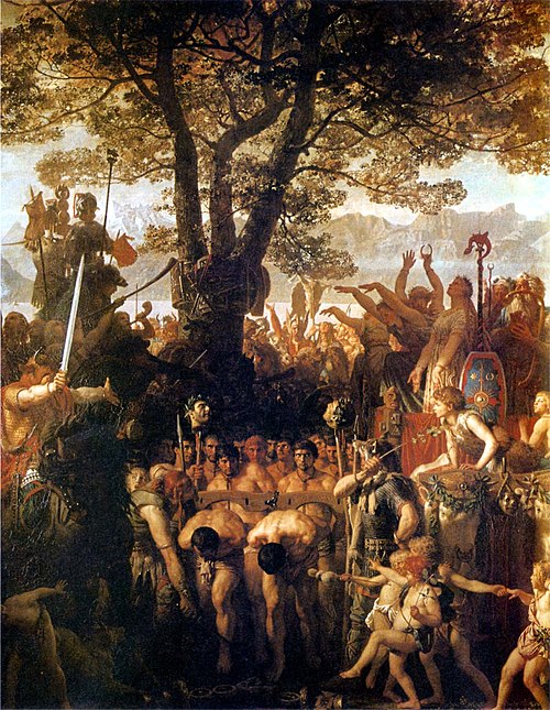 Les Romains passant sous le joug, 1858, Charles Gleyre