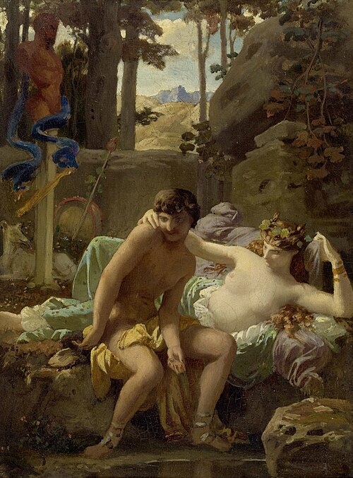 Cléonis et Cydippe, 1843, Charles Gleyre