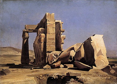Temple égyptien, 1840, Charles Gleyre