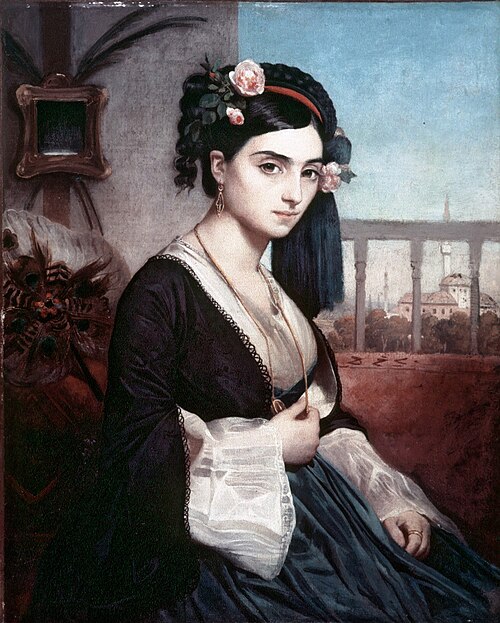 Dame orientale, 1840, Charles Gleyre