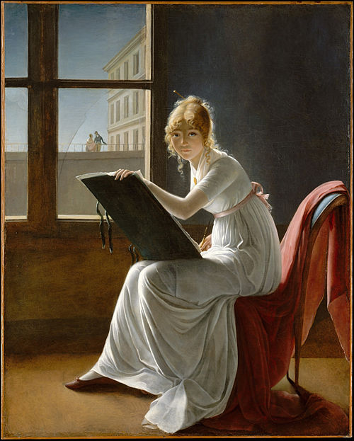 Portrait de Charlotte du Val d'Ognes, 1801, Marie-Denise Villers