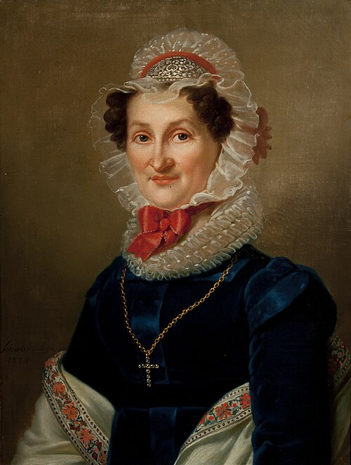 Portrait of Teresa Hausner, 1824, Karl Gottlieb Schweikart
