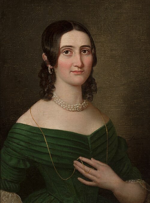 Portrait of a Woman, 1842, Karl Gottlieb Schweikart