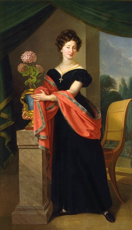 Portrait de Zofia Fredro née Jabłonowska (1798-1882)., 1824, Karl Gottlieb Schweikart
