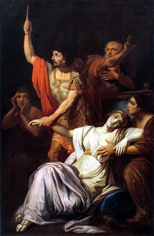 Смерць Камілы, сястры Гарацыя, 1821, Vassily Chebouyev