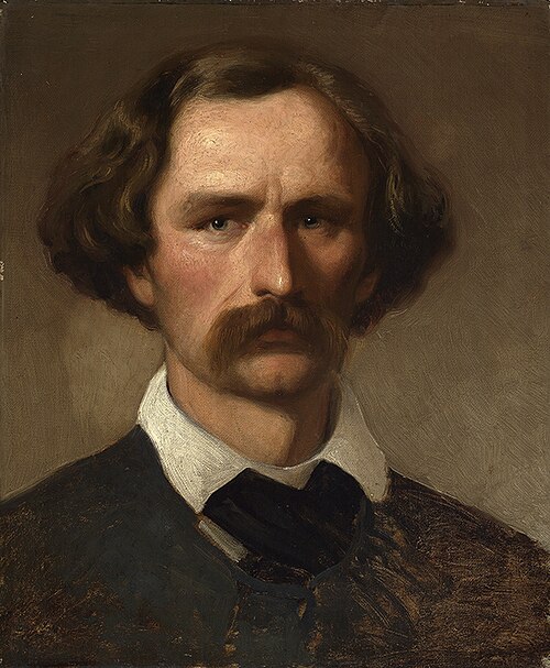 Bildnis des Malers Carl Friedrich Lessing, , Emanuel Leutze