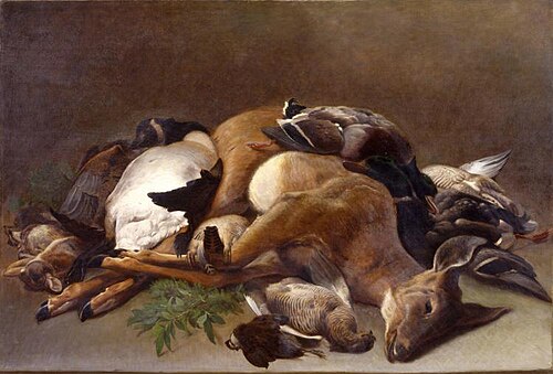 Game, 1860, Emanuel Leutze