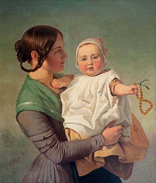 Die Bernsteinkette, 1847, Emanuel Leutze