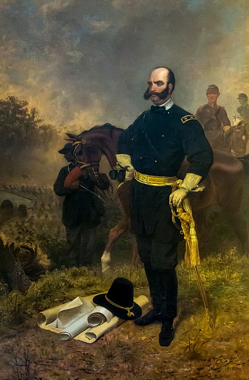 General Ambrose Burnside at Antietam, 1863, Emanuel Leutze