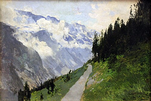 Mountain Landscape, 1904, Andrei Nikolaevich Schilder