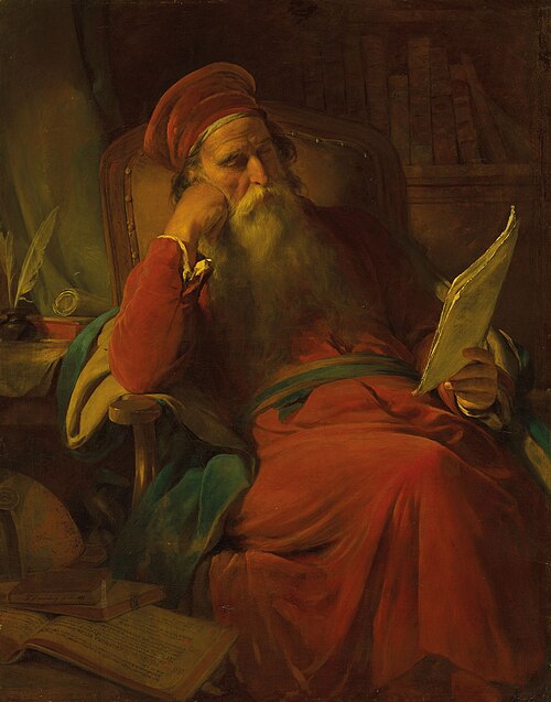 Scholar in his study, , Friedrich von Amerling