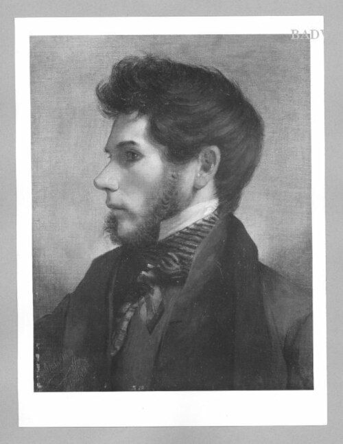 self - portrait, 1834, Friedrich von Amerling