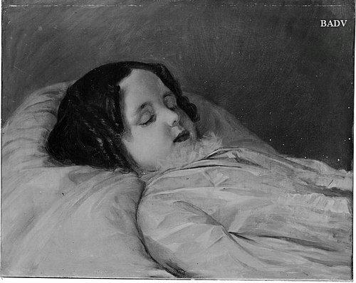 Schlafendes Kind, 1828, Friedrich von Amerling