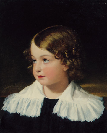 Knabenbildnis (Eduard Edler von Mosel), 1830, Friedrich von Amerling