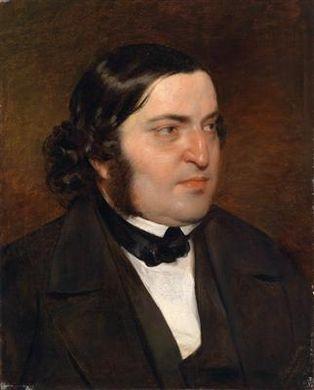 Porträt des Malers Robert Theer (1808–1863), 1845, Friedrich von Amerling
