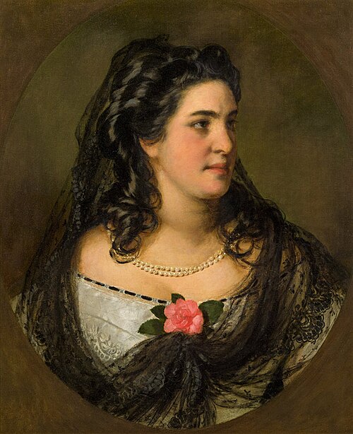 Luise Tauber, née von Hönigsberg., 1863, Friedrich von Amerling