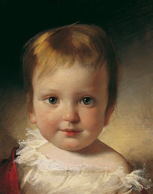 Freiherr Alexander Vesque von Püttlingen als Kind, 1836, Friedrich von Amerling