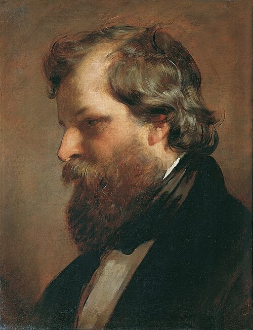 Der Maler Carl Rahl, 1847, Friedrich von Amerling