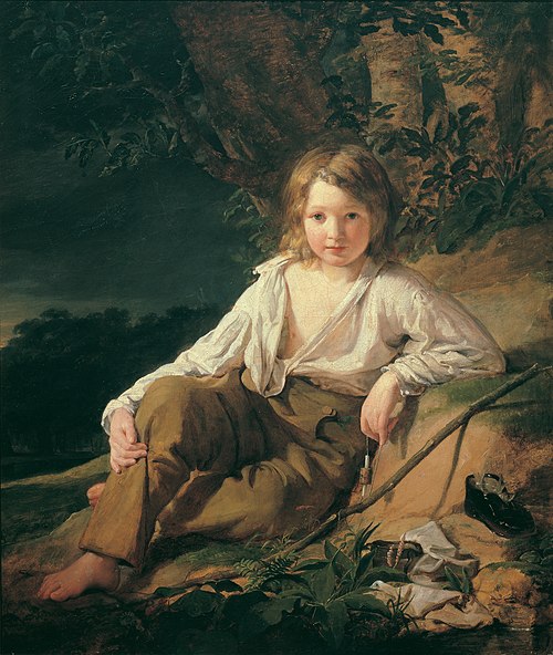 A fisher boy, 1830, Friedrich von Amerling
