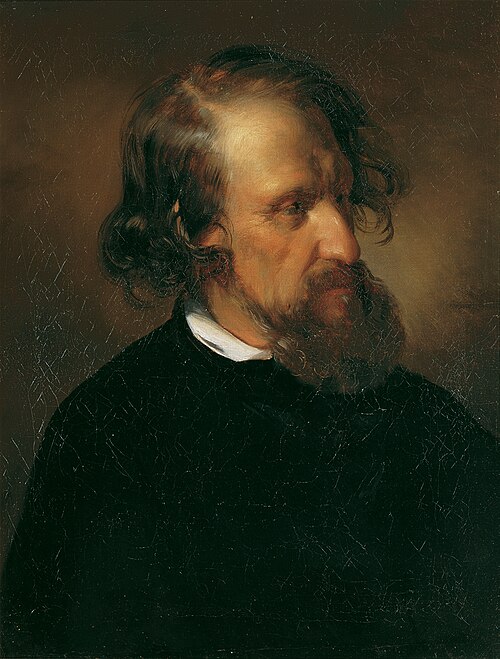 The Painter Josef Kriehuber, 1853, Friedrich von Amerling
