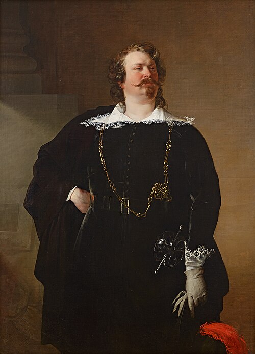 Flamand Mayor (Baron Pfuel?), 1836, Friedrich von Amerling