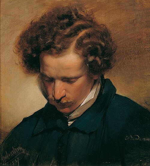 The Painter Eduard Bendemann, 1837, Friedrich von Amerling