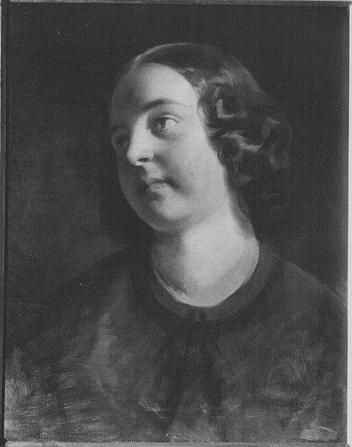 Studienkopf eines jungen Mädchens, 1858, Friedrich von Amerling
