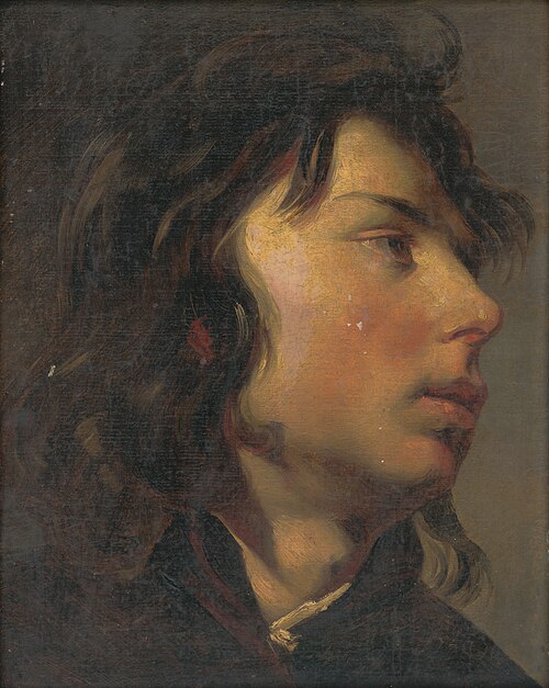 Head of a Young Man, 1850, Friedrich von Amerling