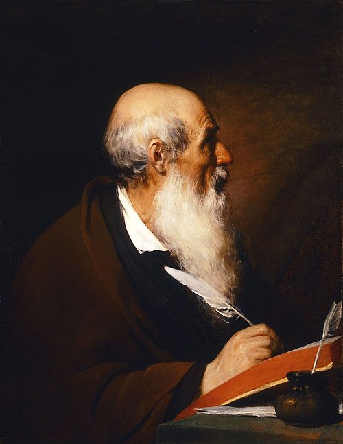 Scientist writing, 1842, Friedrich von Amerling