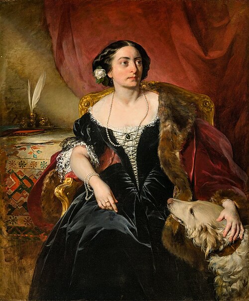 Portrait of Countess Nákó, 1855, Friedrich von Amerling