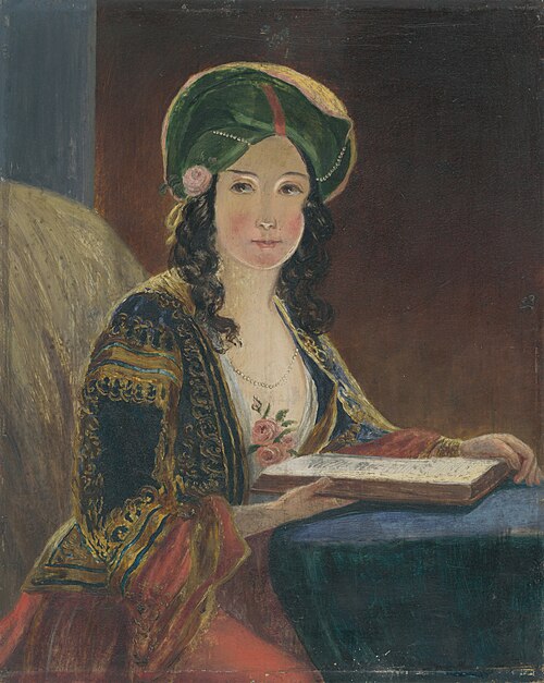 Young woman in oriental costume, 1850, Friedrich von Amerling
