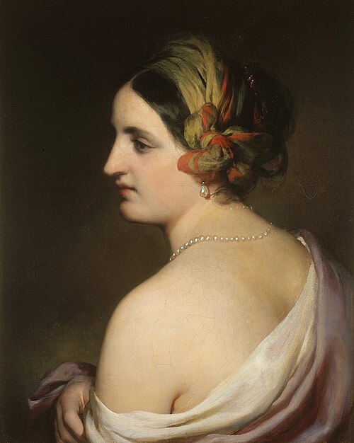 Woman in profile, 1900, Friedrich von Amerling