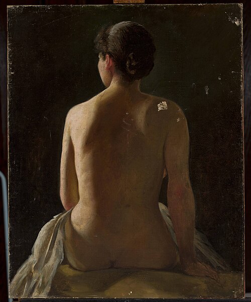 Nude of seated woman, , Pantaleon Szyndler