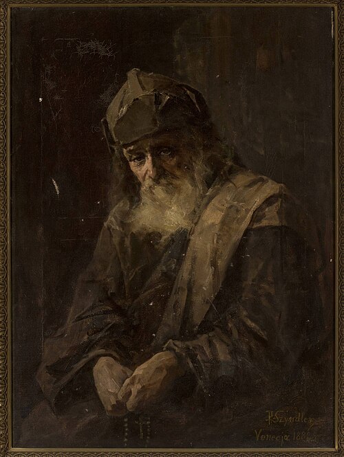 Portrait of a philosopher, 1882, Pantaleon Szyndler