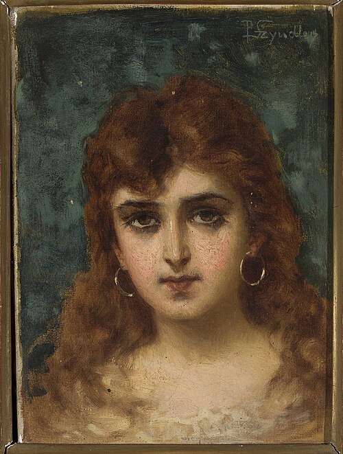 Female head, 1890, Pantaleon Szyndler