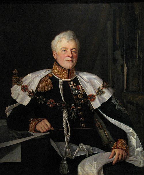 Portrait of Prince D.V. Golitsyn, 1835, François Riss