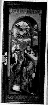 Joachim's sacrifice refused by the priest, 1524, Maître d'Alkmaar
