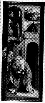 The meeting of Anna and Joachim at the Golden Gate, 1524, Maître d'Alkmaar
