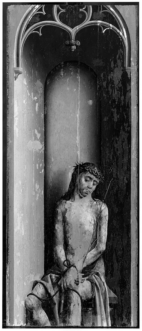 Christ Before Pilate and Christ as the Man of Sorrows, 1500, Maître d'Alkmaar