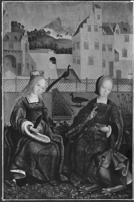 Sainte Cécile et sainte Marguerite, 1500, Maître d'Alkmaar