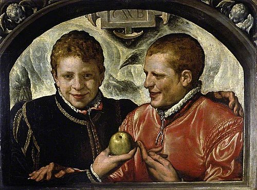 Two young men, , Crispin van den Broeck