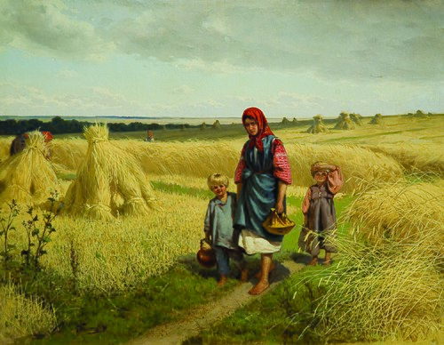 Reaping, 1896, Nikolaï Bogatov