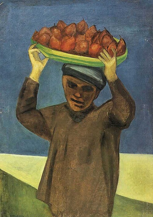 Boy with Pears, 1930, David Petrovich Shterenberg