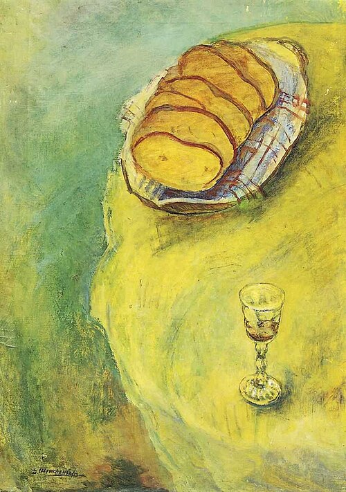 Bread and Glass, 1939, David Petrovich Shterenberg